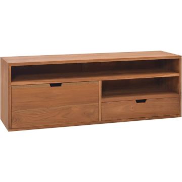 vidaXL Tv-meubel 110x30x40 cm massief teakhout