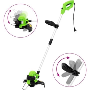 vidaXL Grastrimmer elektrisch telescopisch 29 cm 550 W