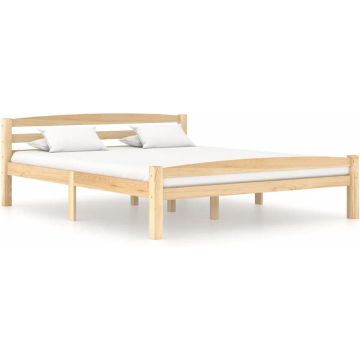 vidaXL Bedframe massief grenenhout 160x200 cm