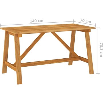 vidaXL 5-delige Tuinset zwart