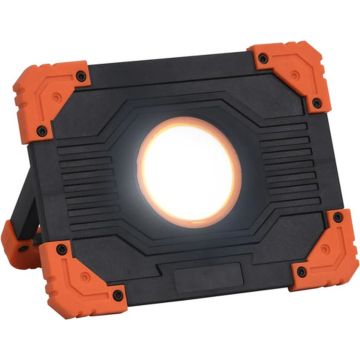 vidaXL Spotlight draagbaar LED ABS 10 W koudwit