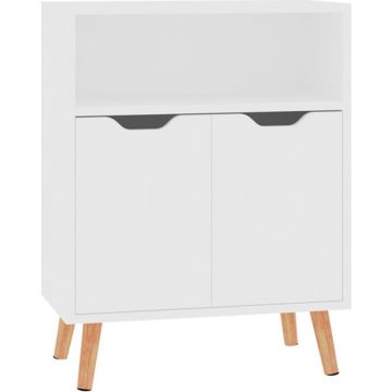 vidaXL Dressoir 60x30x72 cm spaanplaat wit