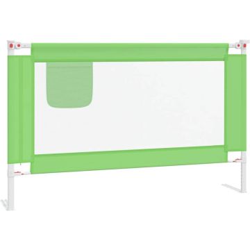 vidaXL Bedhekje peuter 120x25 cm stof groen