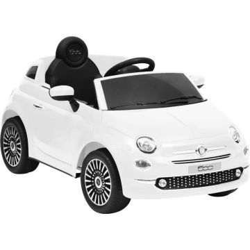 vidaXL Kinderauto Fiat 500 elektrisch wit