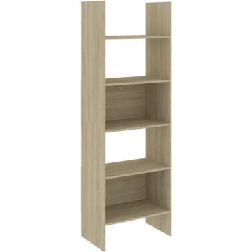 vidaXL Boekenkast 60x35x180 cm spaanplaat sonoma eikenkleurig