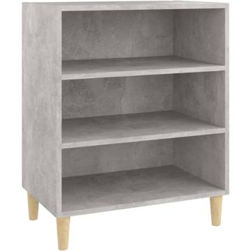 vidaXL Dressoir 57x35x70 cm spaanplaat betongrijs