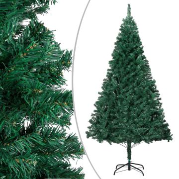 vidaXL Kunstkerstboom met dikke takken 120 cm PVC groen