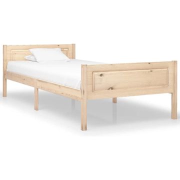 vidaXL Bedframe massief grenenhout 100x200 cm