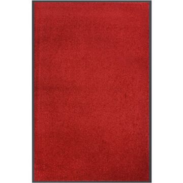 vidaXL Deurmat 80x120 cm rood