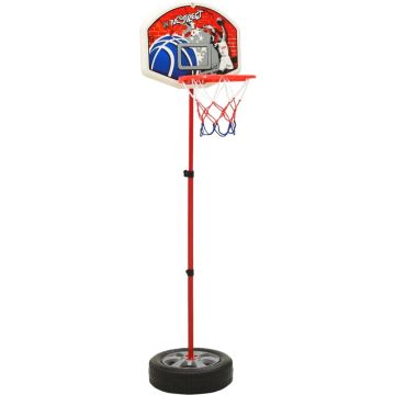 vidaXL Kinderbasketbalset verstelbaar 120 cm