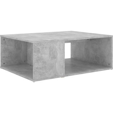 vidaXL Salontafel 90x67x33 cm spaanplaat betongrijs