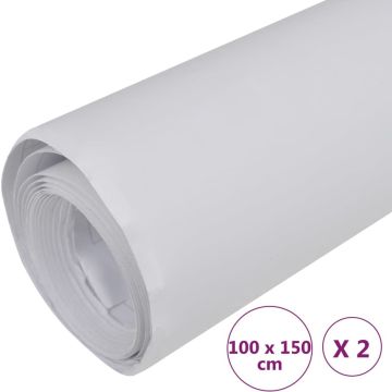 vidaXL 2 st Autofolie 100x150 cm matwit