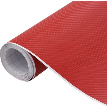 vidaXL Autofolie 4D 100x150 cm rood