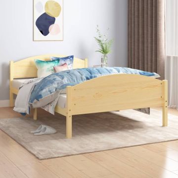 vidaXL Bedframe massief grenenhout 120x200 cm