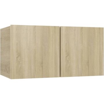 vidaXL Tv-hangmeubel 60x30x30 cm sonoma eikenkleurig