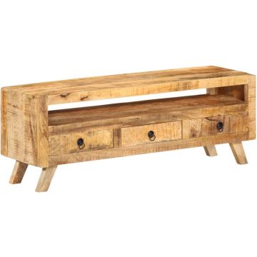 vidaXL Tv-meubel 110x30x40 cm massief mangohout