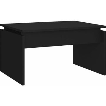 vidaXL Salontafel 68x50x38 cm spaanplaat zwart