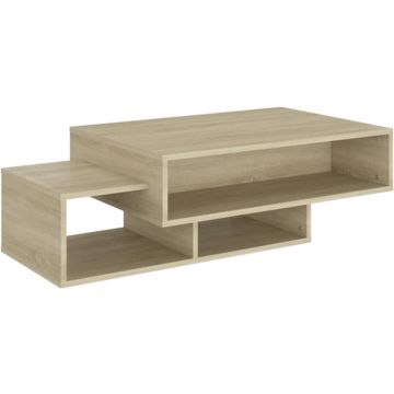 vidaXL Salontafel 105x55x32 cm spaanplaat sonoma eikenkleurig