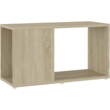 vidaXL Tv-meubel 60x24x32 cm spaanplaat sonoma eikenkleurig