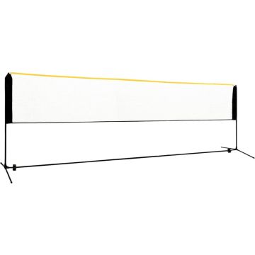 vidaXL Badmintonnet verstelbaar 500x103x94-158 cm metaal