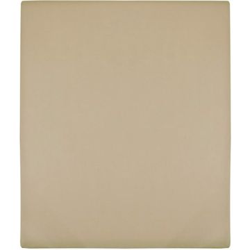 vidaXL Hoeslakens jersey 2 st 140x200 cm katoen taupe