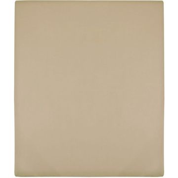 vidaXL Hoeslakens jersey 2 st 160x200 cm katoen taupe