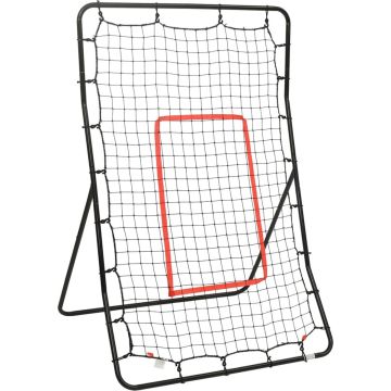 vidaXL Softbal Rebounder 88x79x137 cm staal