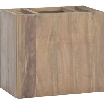 vidaXL Badkamerwandkast 45x30x40 cm massief teakhout