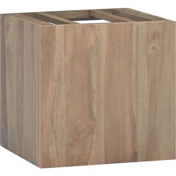 vidaXL Badkamerwandkast 46x25,5x40 cm massief teakhout