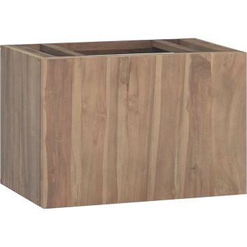 vidaXL Badkamerwandkast 60x39x40 cm massief teakhout