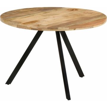 vidaXL Eettafel 110x75 cm massief mangohout