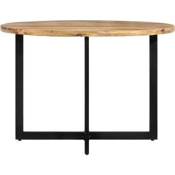 vidaXL Eettafel 110x75 cm massief mangohout