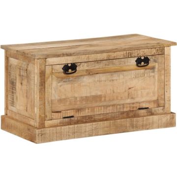 vidaXL Schoenenopbergbank 85x40x45 cm massief mangohout