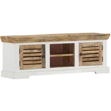 vidaXL Tv-meubel 110x30x40 cm massief mangohout