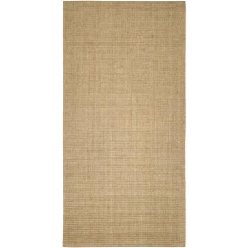 vidaXL Vloerkleed 100x200 cm natuurlijk sisal