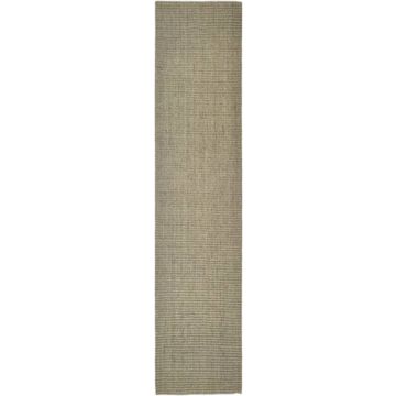 vidaXL Vloerkleed 66x300 cm natuurlijk sisal taupe