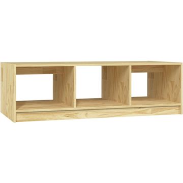 vidaXL Salontafel 110x50x34 cm massief grenenhout