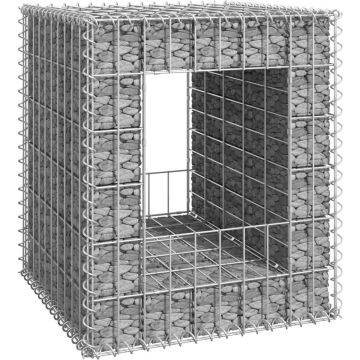 vidaXL Schanskorf paal 50x50x60 cm ijzer