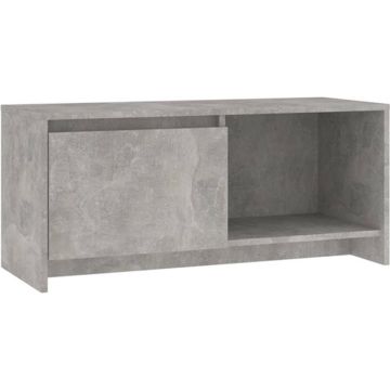 vidaXL Tv-meubel 90x35x40 cm spaanplaat betongrijs