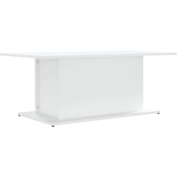 vidaXL Salontafel 102x55,5x40 cm spaanplaat wit