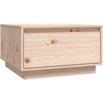 vidaXL Salontafel 55x56x32 cm massief grenenhout