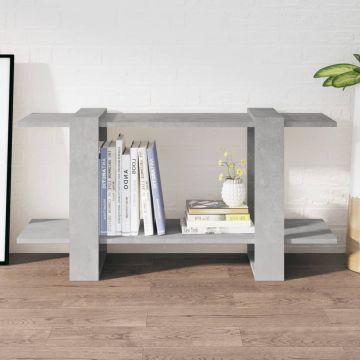 vidaXL Boekenkast 100x30x51 cm bewerkt hout betongrijs