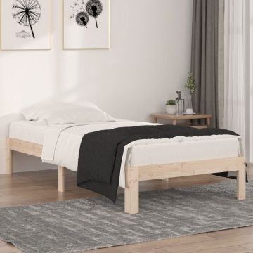 vidaXL Bedframe massief hout 90x190 cm 3FT Single