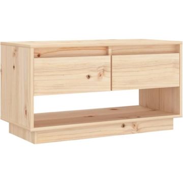 vidaXL Tv-meubel 74x34x40 cm massief grenenhout