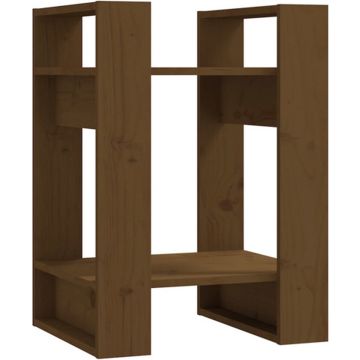 vidaXL Boekenkast/kamerscherm 41x35x57 cm grenenhout honingbruin