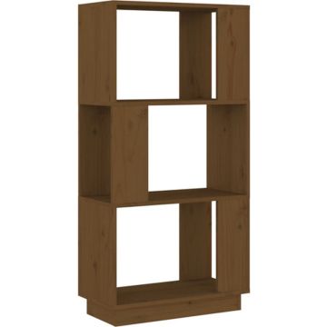 vidaXL Boekenkast/kamerscherm 51x25x101 cm grenenhout honingbruin