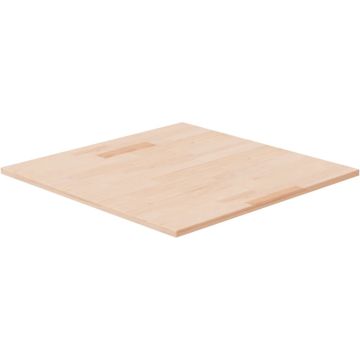 vidaXL Tafelblad vierkant 60x60x1,5 cm onbehandeld massief eikenhout