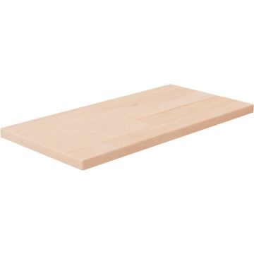 vidaXL Plank 40x20x1,5 cm onbehandeld massief eikenhout