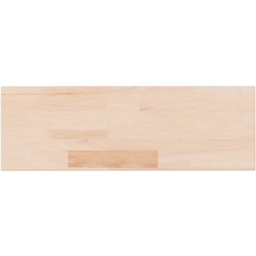 vidaXL Plank 60x20x4 cm onbewerkt massief eikenhout