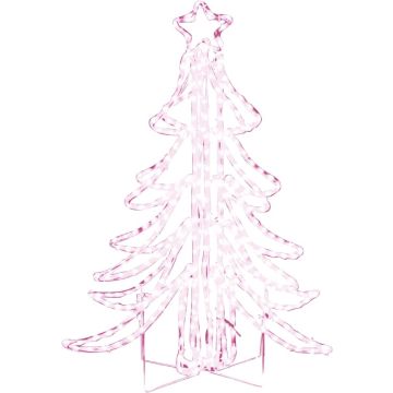 vidaXL-Kerstfiguur-kerstboom-met-warmwitte-LED's-87x87x93-cm